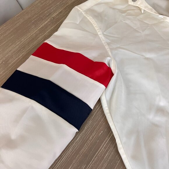 Hooded Raincoat w/ Tricolor Arm Stripe (Size 3) - Picture 7 of 9